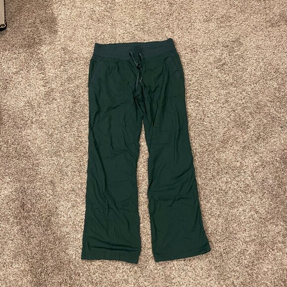 Lululemon Dance Studio Mid-Rise Pant Regular, Rainforest Green, Size 10 EUC - Picture 8 of 13